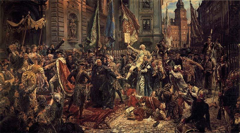 Adoption of the Polish Constitution of May 3, Jan Matejko